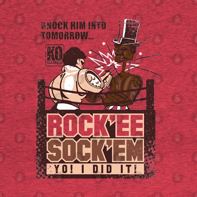 Rockee Sockem by WarbucksDesign